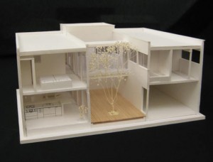 南町の住宅1　建築模型