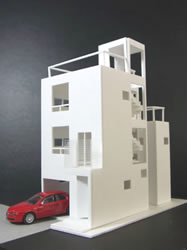 大井の住宅/S邸　建築模型