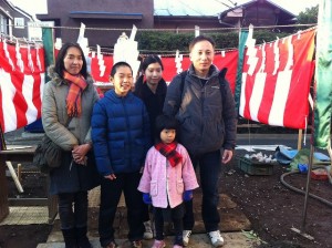 杉並の住宅、地鎮祭の様子