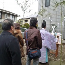 荻窪の住宅地鎮祭