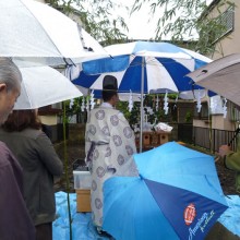 地鎮祭の様子